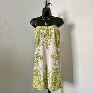 00s silk strapless top ✨